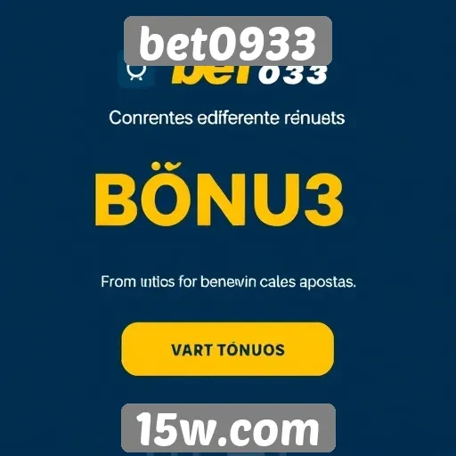 Comparativo entre bônus oferecidos pela bet0933